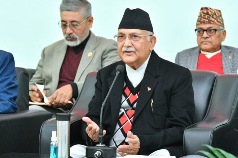 टीआरसी पीडितमैत्री हुनुपर्ने अडानका कारण राष्ट्रिय सभा निर्वाचनमा एक्लिनु पर्‍यो : ओली