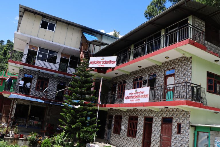 नौ वर्षमा टुङ्गियो गाउँपालिकाको केन्द्र